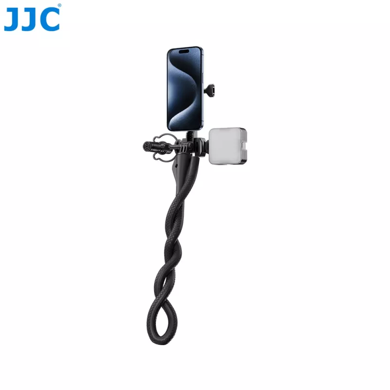 JJC TP-FT3 Flexibles Stativ, Einbeinstativ und Arm mit MagSafe-Halterung für Smartphone und GoPro