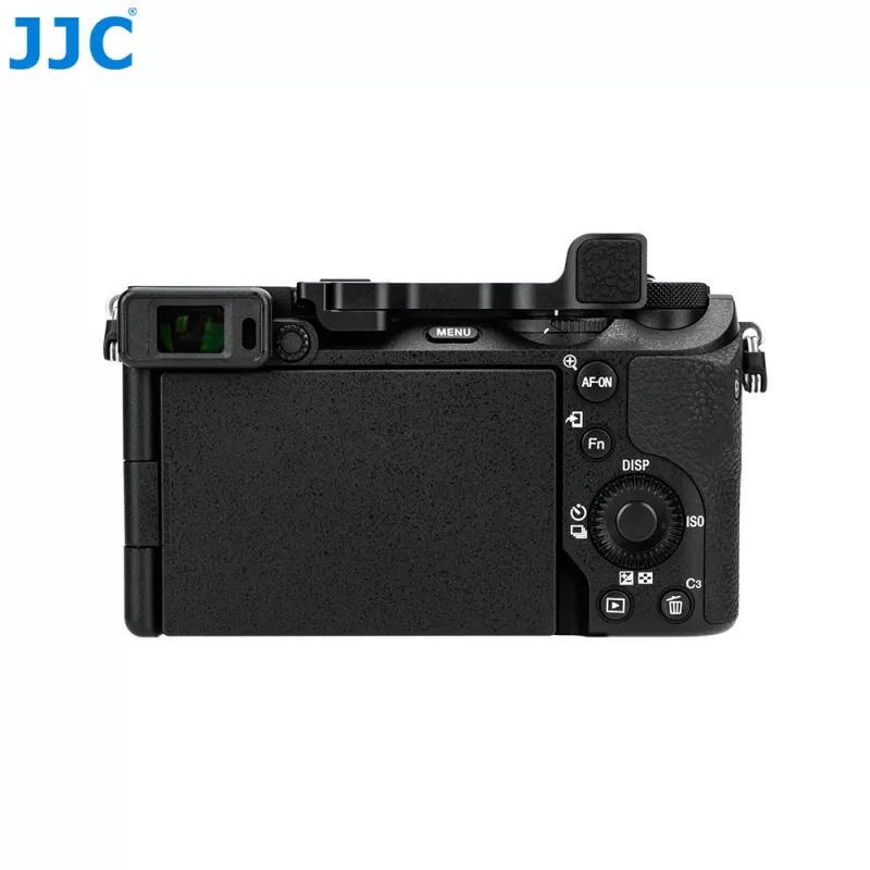 JJC TA-A6700 Daumenstütze für Sony A6700 Kamera – Aluminiumlegierung, Blitzschuh-Montage, Daumenauflage