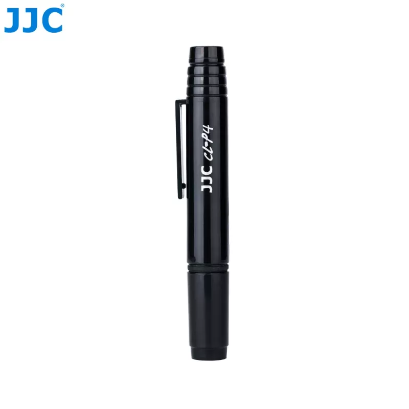 JJC Objektiv-Reinigungsstift mit Kohlenstoffspitze und einziehbarer Bürste für Kameraoptiken