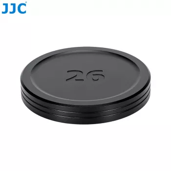 JJC LC-SR26 Frontobjektivdeckel für Panasonic Lumix S 26mm f/8 (S-R26) - Schwarz