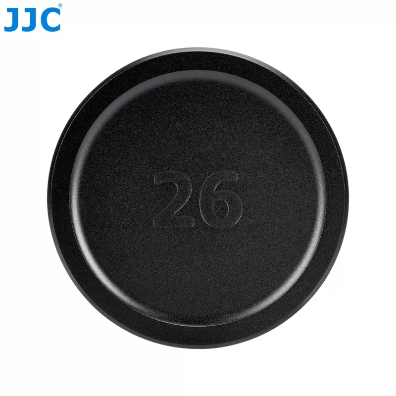 JJC LC-SR26 Frontobjektivdeckel für Panasonic Lumix S 26mm f/8 (S-R26) - Schwarz