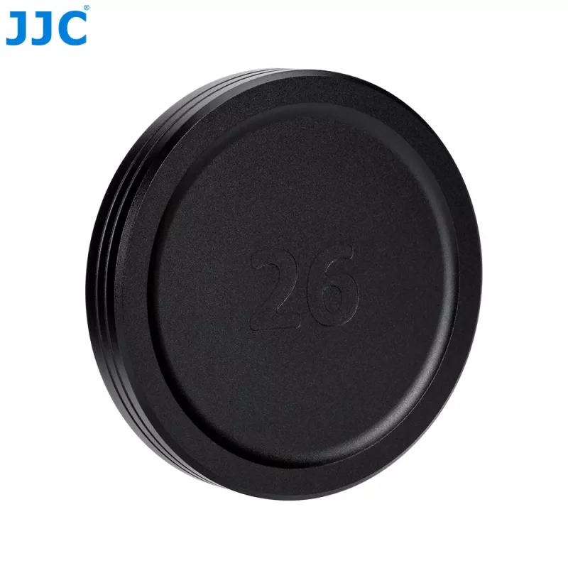 JJC LC-SR26 Frontobjektivdeckel für Panasonic Lumix S 26mm f/8 (S-R26) - Schwarz