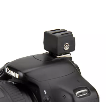 JJC Hot Shoe Adapter Sony Alpha auf Standard ISO 518 mit PC-Sync-Anschluss