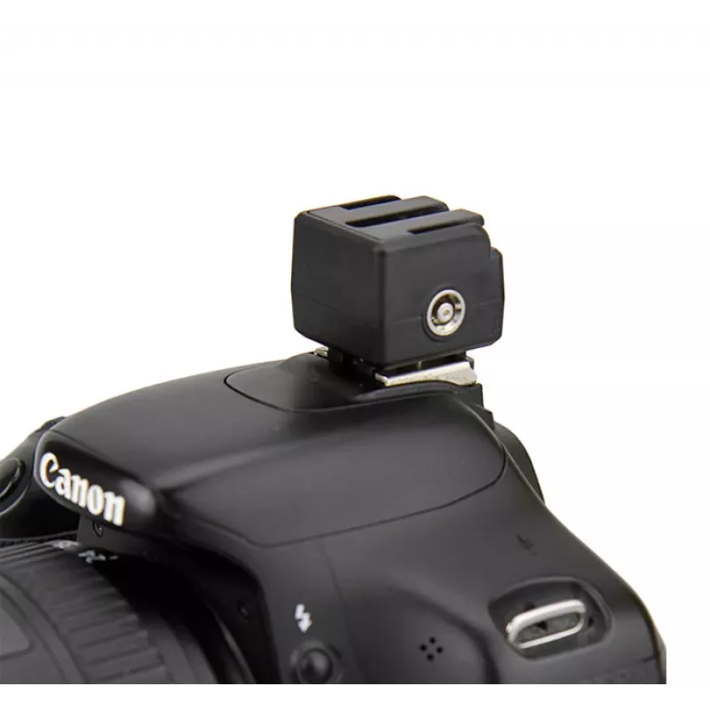 JJC Hot Shoe Adapter Sony Alpha auf Standard ISO 518 mit PC-Sync-Anschluss
