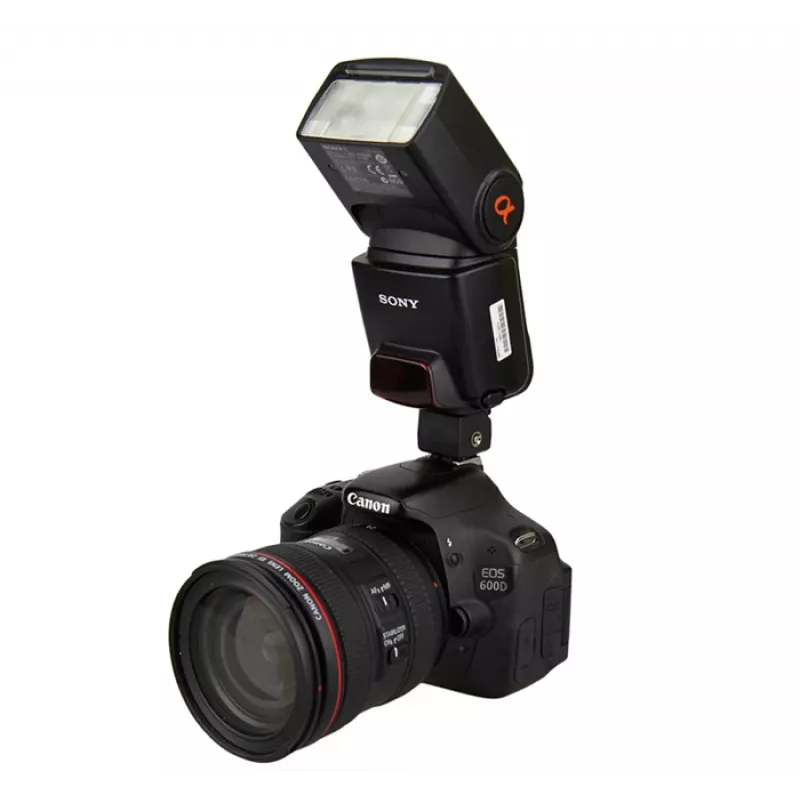 JJC Hot Shoe Adapter Sony Alpha auf Standard ISO 518 mit PC-Sync-Anschluss