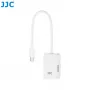JJC PDB-UC USB-C Micro SD Kartenleser mit 2x USB-C Anschlüssen, Space Gray