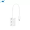 JJC PDB-UC USB-C Micro SD Kartenleser mit 2x USB-C Anschlüssen, Space Gray