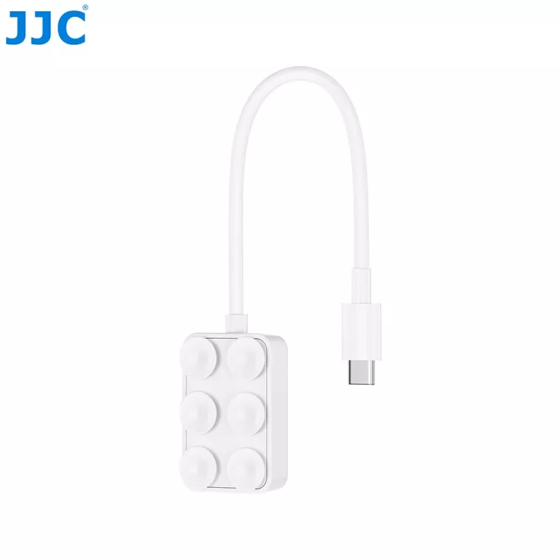 JJC PDB-UC USB-C Micro SD Kartenleser mit 2x USB-C Anschlüssen, Space Gray