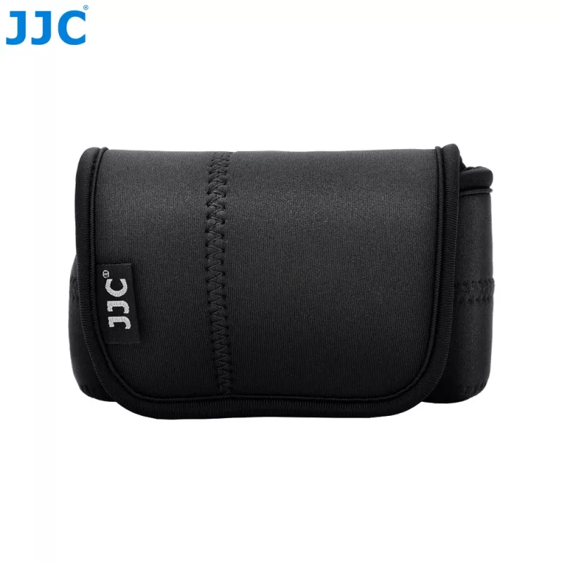 JJC OC-S3BK Neopren-Kameratasche für DSLR/Spiegellose mit langem Objektiv, Schwarz