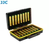 JJC Batterie-Aufbewahrungsbox für 16x AAA-Batterien - Transparentes PP-Kunststoff