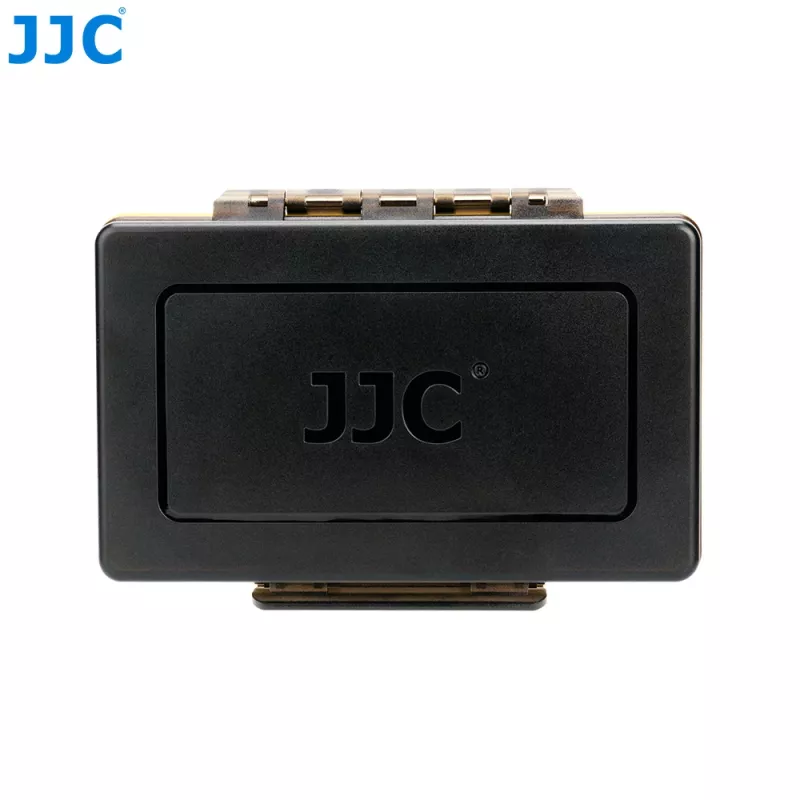 JJC Batterie-Aufbewahrungsbox für 16x AAA-Batterien - Transparentes PP-Kunststoff