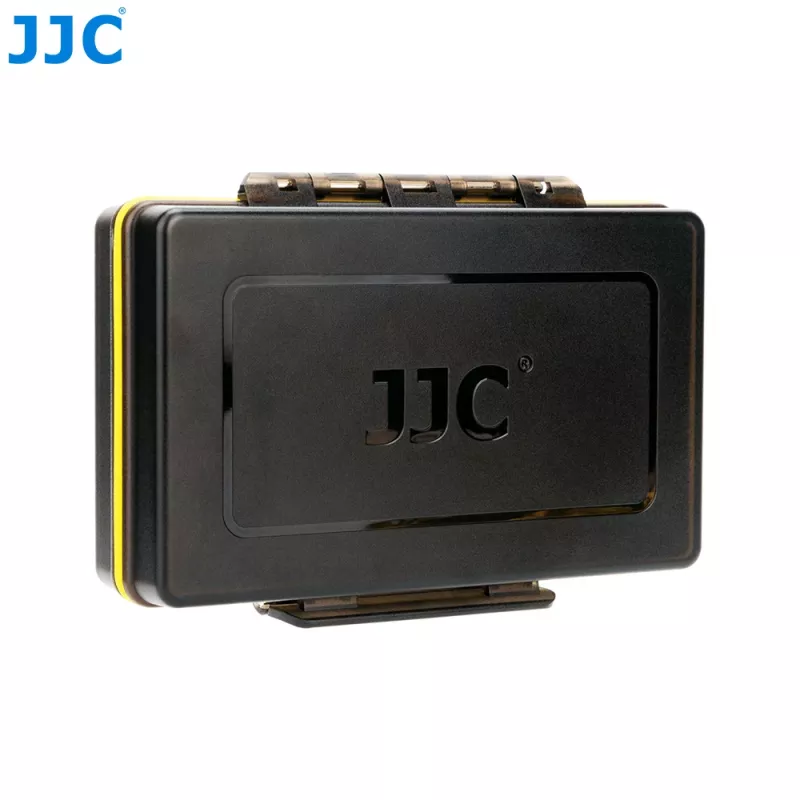 JJC Batterie-Aufbewahrungsbox für 16x AAA-Batterien - Transparentes PP-Kunststoff