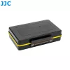 JJC Batterie-Aufbewahrungsbox für 16x AAA-Batterien - Transparentes PP-Kunststoff