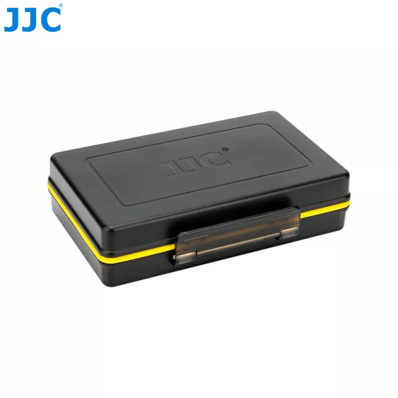 JJC Batterie-Aufbewahrungsbox für 16x AAA-Batterien - Transparentes PP-Kunststoff