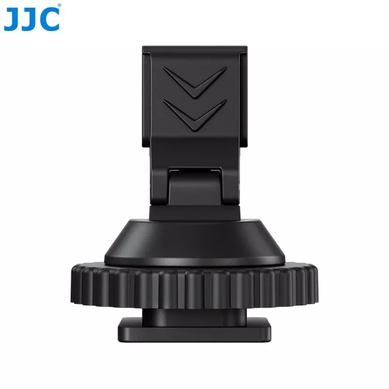 JJC HC-DMN Hot Shoe auf 1/4 inch-20 Gewindeadapter für Mikrofonhalterung, Schwarz