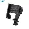 JJC PM-CS1 Adapterhalterung mit 1/4 inch-Gewinde für Telefon, Smartphone, GoPro, Standard-ISO-Hot-Shoe, Schwarz