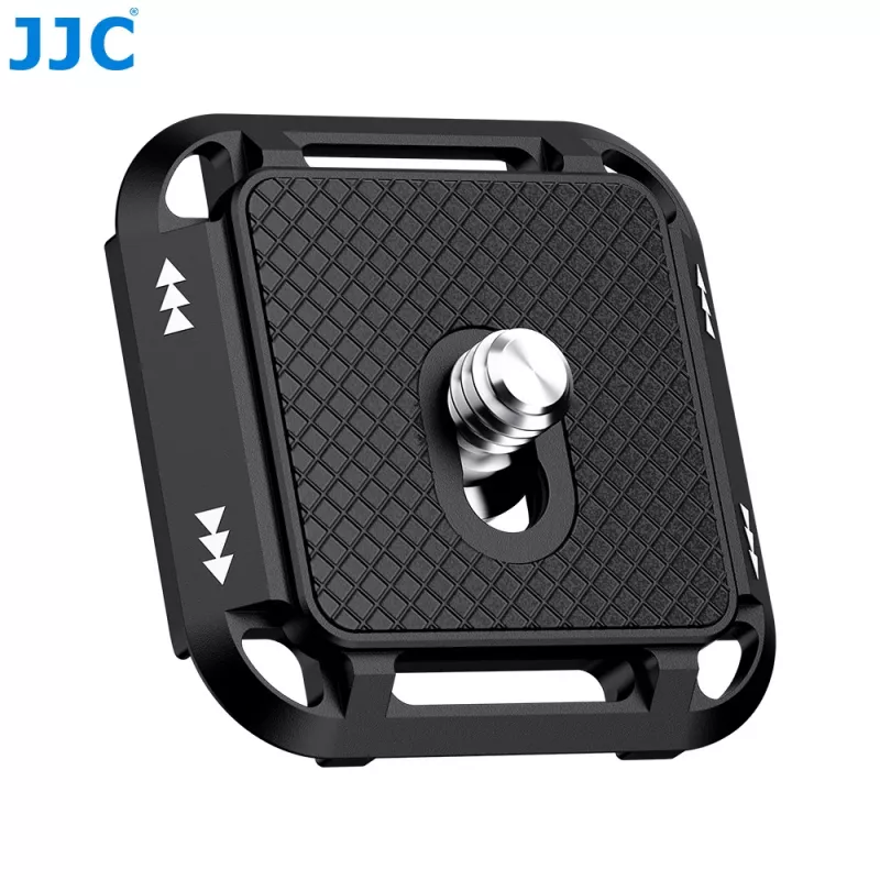 JJC 2x Schnellwechselplatte Arca Swiss 1/4 inch + Peak Design V3 für Kamera QR-PDK2
