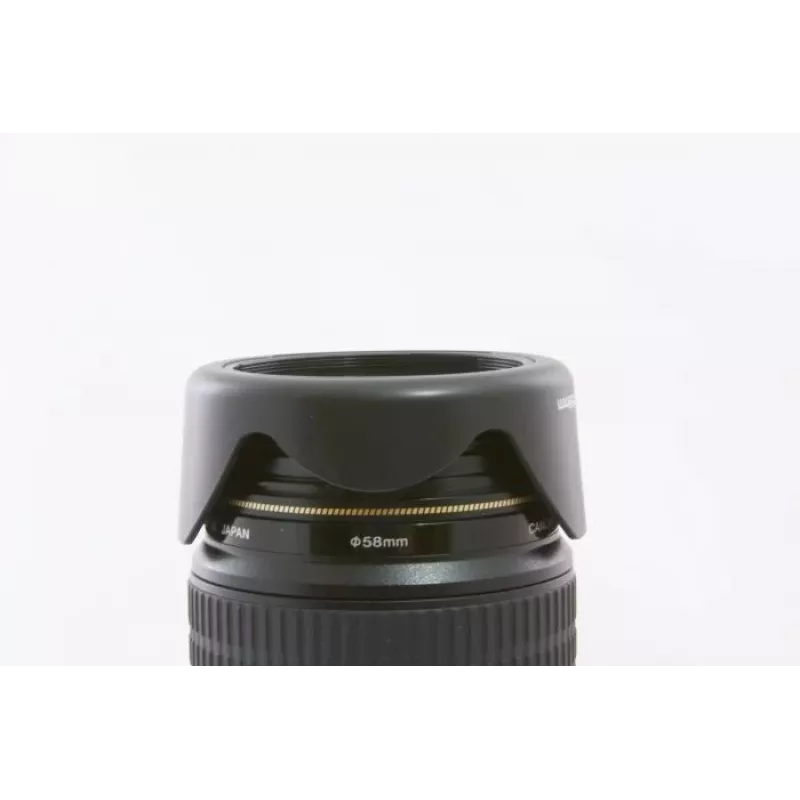 JJC 52mm Einschraub-Metall-Gegenlichtblende für Kameraobjektiv - belüftet, matt schwarz