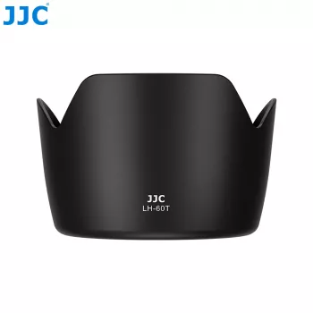 JJC LH-60T Gegenlichtblende für Canon ET-60, Tulpenform, Schwarz