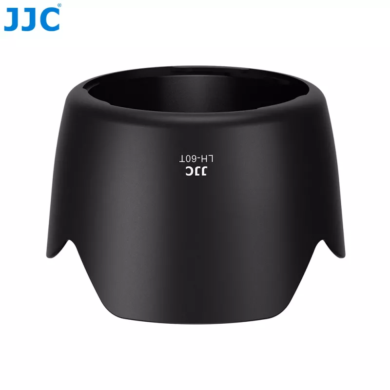 JJC LH-60T Gegenlichtblende für Canon ET-60, Tulpenform, Schwarz