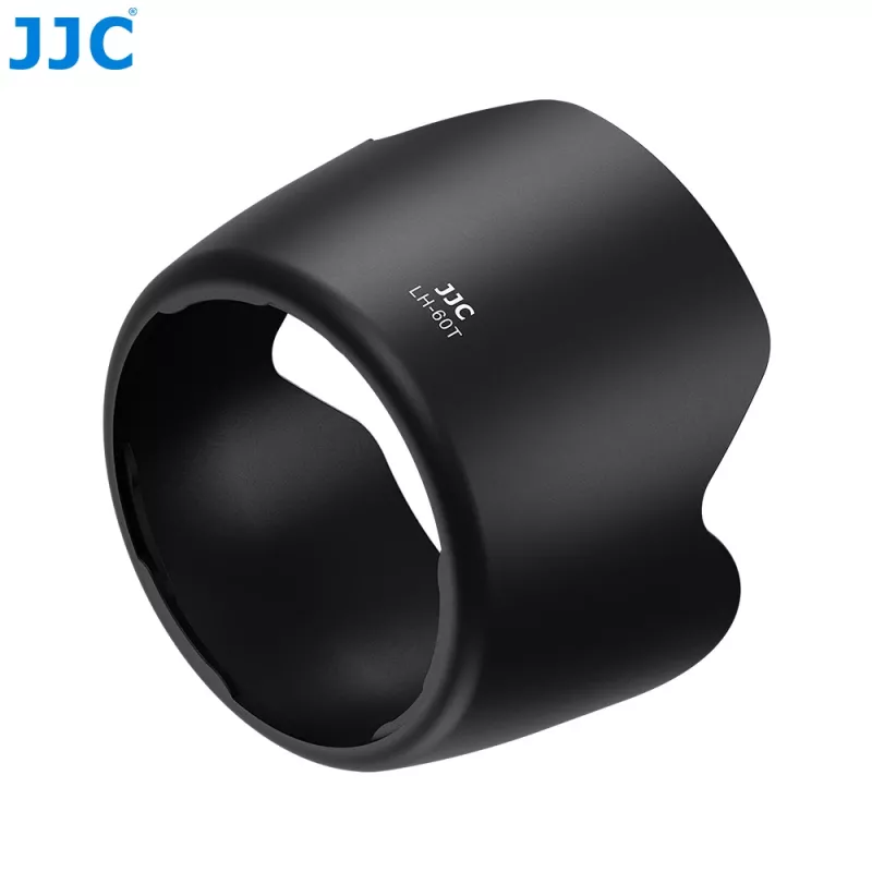 JJC LH-60T Gegenlichtblende für Canon ET-60, Tulpenform, Schwarz