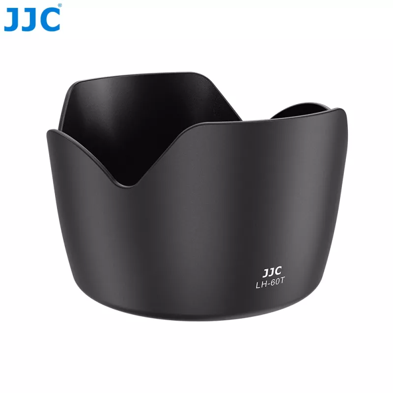 JJC LH-60T Gegenlichtblende für Canon ET-60, Tulpenform, Schwarz