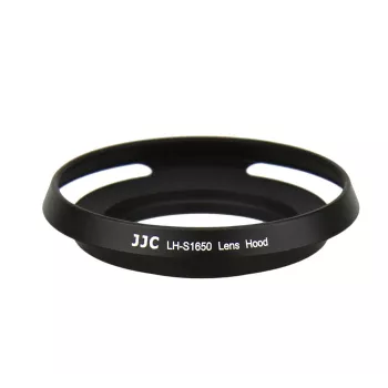JJC Metall-Gegenlichtblende für Sony E PZ 16-50mm, Samsung NX 20-50mm, Nikon 1 NIKKOR 10mm f/2.8 - Schwarz