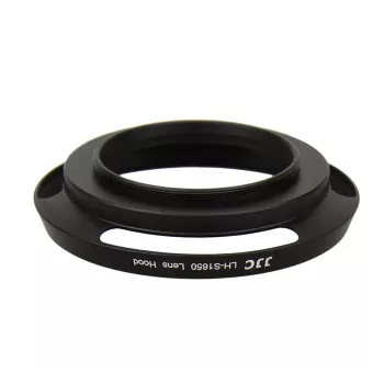 JJC Metall-Gegenlichtblende für Sony E PZ 16-50mm, Samsung NX 20-50mm, Nikon 1 NIKKOR 10mm f/2.8 - Schwarz