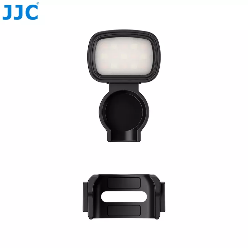 JJC Mini Magnetic LED Fill Light für DJI Osmo Pocket 3, CRI≥95, 15 LEDs, USB-C wiederaufladbar