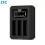 JJC Triple USB Battery Charger für Ricoh DB-120 (3 Slots) - DCH-DB120TC