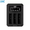 JJC Triple USB Battery Charger für Ricoh DB-120 (3 Slots) - DCH-DB120TC