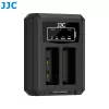 JJC Dual USB Ladegerät für Olympus BLS-1 BLS-5 BLS-50 Akkus
