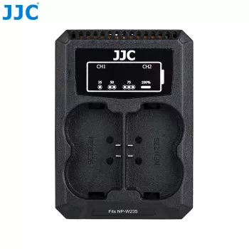 JJC Dual USB-Ladegerät für Fujifilm NP-W235