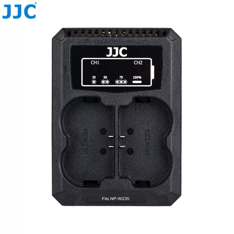 JJC Dual USB-Ladegerät für Fujifilm NP-W235
