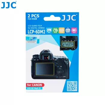 JJC 2x LCD Screen Protector + Top LCD Protector für Canon 6D Mark II