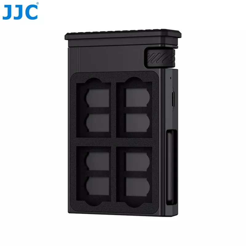 JJC MFCC-1 Multi-Kartenleser USB Type-C & MicroUSB 3.1 300 Mbps mit Schutzhülle