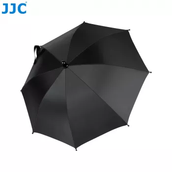 JJC CU-XLM2 Kamera-Regenschirm mit Kaltgeräteschuh und 1/4 inch-Gewinde für DSLR, spiegellose Kameras und Camcorder