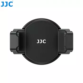 JJC MS-SPC1 Schwarzer Magnetischer Handyhalter mit 1/4 inch-Gewinde und 2 Kaltgeräteschuhhalterungen für iPhone MagSafe