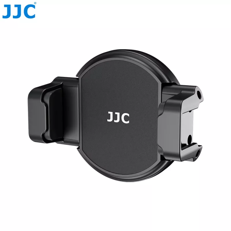 JJC MS-SPC1 Schwarzer Magnetischer Handyhalter mit 1/4 inch-Gewinde und 2 Kaltgeräteschuhhalterungen für iPhone MagSafe