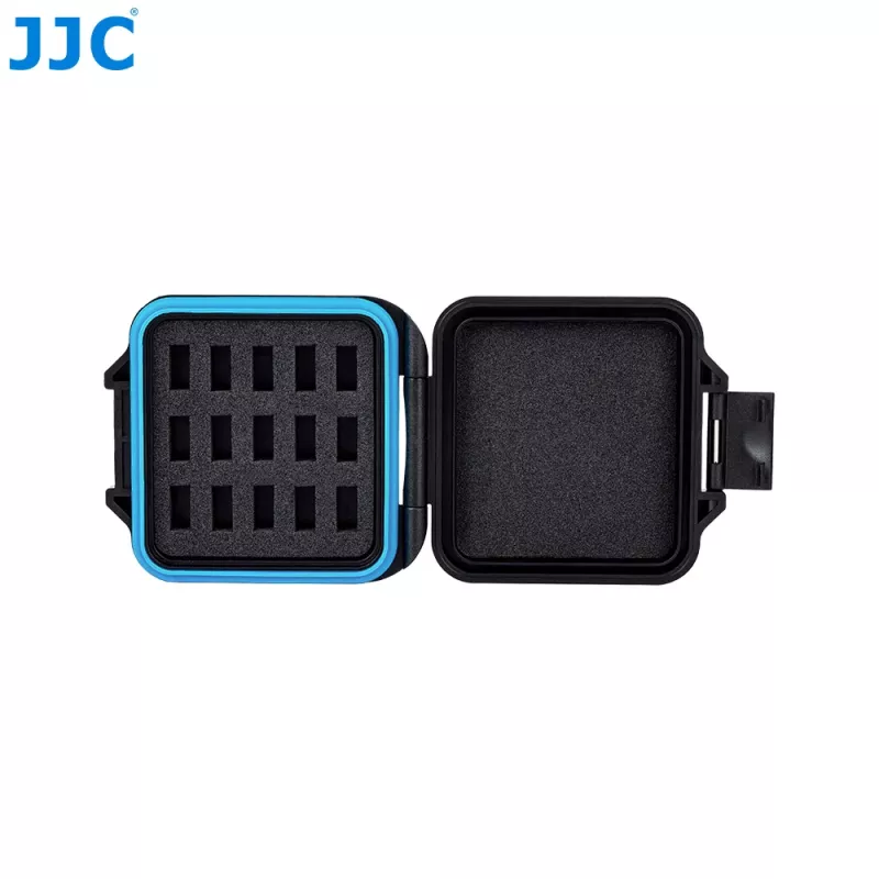 JJC Batterie-Aufbewahrungsbox für 15 LR44 AG13 A76 SR44 Knopfzellen
