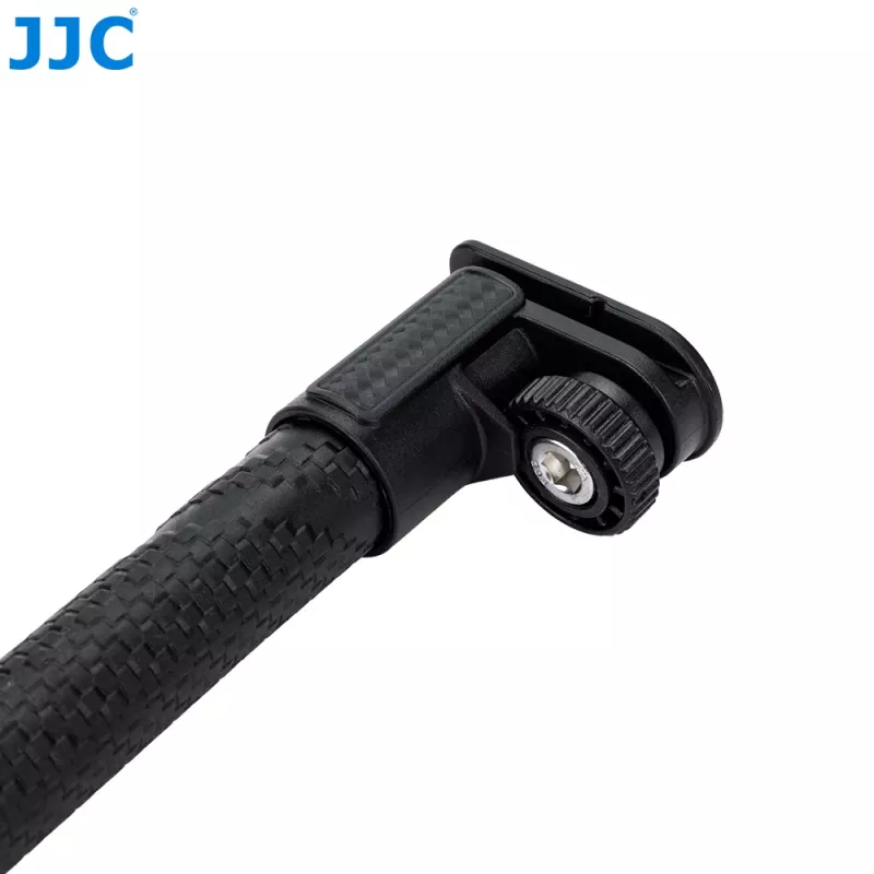 JJC Flexibler Schwanenhals-Verlängerungsarm mit 1/4 inch-Gewinde und Kaltgerätefuß - Schwarz