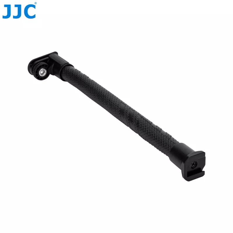 JJC Flexibler Schwanenhals-Verlängerungsarm mit 1/4 inch-Gewinde und Kaltgerätefuß - Schwarz