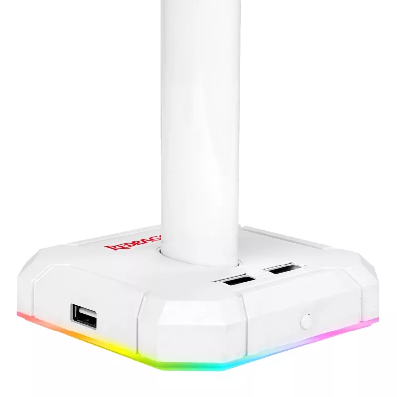 Redragon Scepter PRO HA300-W Gaming Headset Stand mit RGB-Beleuchtung, Weiß