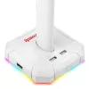 Redragon Scepter PRO HA300-W Gaming Headset Stand mit RGB-Beleuchtung, Weiß