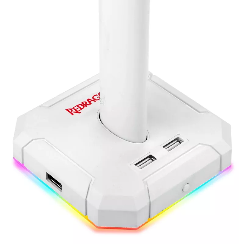 Redragon Scepter PRO HA300-W Gaming Headset Stand mit RGB-Beleuchtung, Weiß