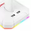 Redragon Scepter PRO HA300-W Gaming Headset Stand mit RGB-Beleuchtung, Weiß