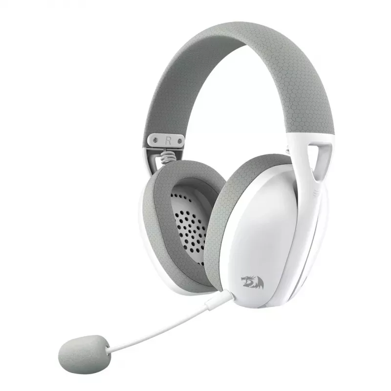 Redragon H848 IRE Pro Weiß/Grau Tri-Mode kabelloses Gaming-Headset