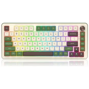 Redragon K681CGC-RGB-PRO Cyrus 65% Tri-Mode Mechanische Tastatur, Hot-Swappable, Red Switches, RGB, Schwarz