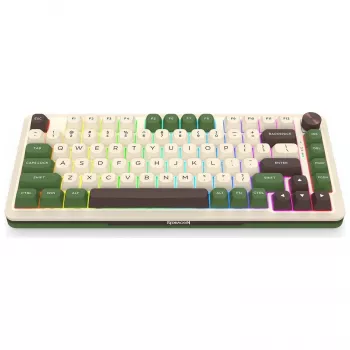 Redragon K681CGC-RGB-PRO Cyrus 65% Tri-Mode Mechanische Tastatur, Hot-Swappable, Red Switches, RGB, Schwarz