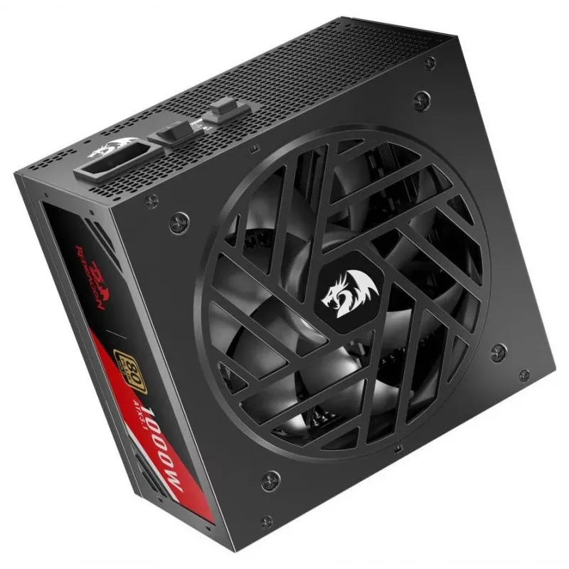 Redragon Master GC-MS03 1000W Netzteil, 80 PLUS Standard, ATX, nicht-modular, 120mm Lüfter, Schwarz
